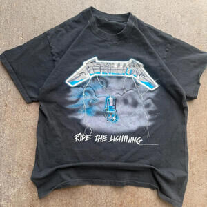 Metallica 2000s Ride the lightning tee